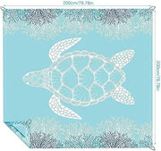 Sandproof Beach Mat – 200 × 200 cm SFJJ6025 by ECOTREK