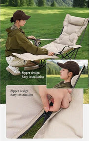 ECOTREK Camping Chair Urban Wave Folding Camping Chair with Footrest & Recline – 2-in-1 Portable Outdoor Chair YQ5043 Urban Wave Folding Camping Chair with Footrest & Recline – 2-in-1 Portable Outdoor Chair YQ5043