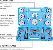 22pc Disc Brake Caliper Piston Rewind Tool Kit Set by dealonline.co.nz
