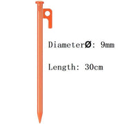 Heavy Duty Steel Tent Stakes – 30cm Metal Tent Pegs JP51604 by ECOTREK