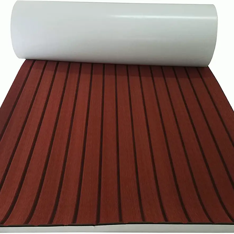 90x240cm EVA Foam Teak Sheet Boat Decking Faux Marine Floor Board by salelink.co.nz