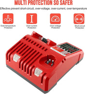 For Milwaukee M18 M12 Battery Charger by salelink.co.nz