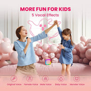 Karaoke Machine with 2 Microphones Bluetooth Speaker by salelink.co.nz
