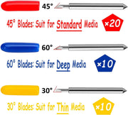 40Pcs Replacement Blades for Cricut Explore Air2/Air 3 /Maker Cutting Machines by salelink.co.nz