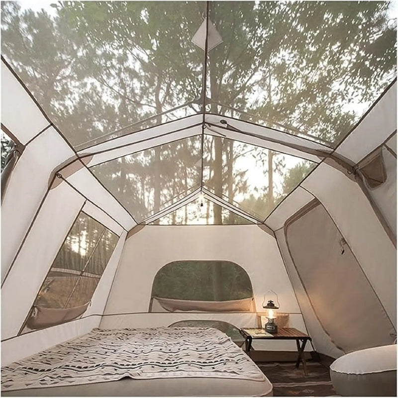 Family Tent Automatic Tent –Double Layers PU3000+ Waterproof,Two Bedroomsu LCF01620 by ECOTREK