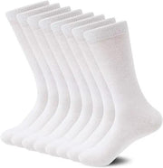 12 Pairs White Socks Business Socks Crew Socks Dress Socks Men's - SIZE7-10 by dealonline.co.nz