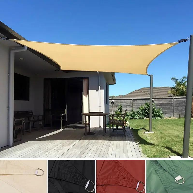 4 Colours 2*3m Sand Rectangle Sun Shade Sail UV Block for Outdoor Patio Garden by dealonline.co.nz