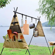 Ecotrek Outdoor Camping Storage Bag – Cutlery Hanging Bag | Picnic Multi-Grid Multipurpose Organiser HS9872 by ECOTREK