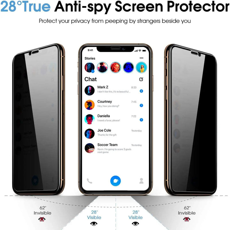 iPhone XS MAX / iPhone 11 Pro Max Anti Peep Privacy Glass Screen Protector by salelink.co.nz