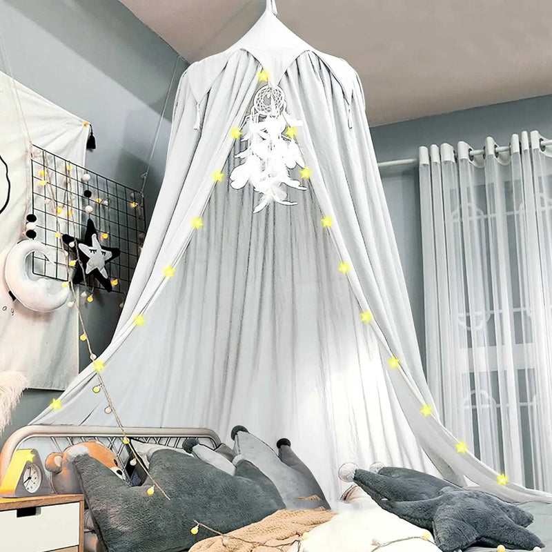 Kids Bed Canopy - White