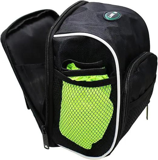 Ecotrek Bike Seat Saddle Bag with Rain Cover – Multifunctional 6-Pocket Cycling Bag JS11704 by ECOTREK