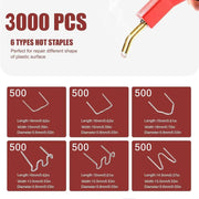 Plastic Welding Staples 3000pcs Hot Staples by salelink.co.nz