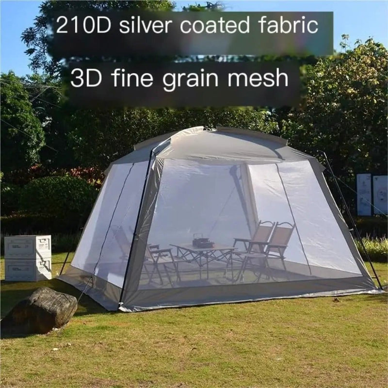 Anti-Mosquito Awning Canopy – Mesh Screen Portable Beach & Camping Tent LCF20710 by ECOTREK