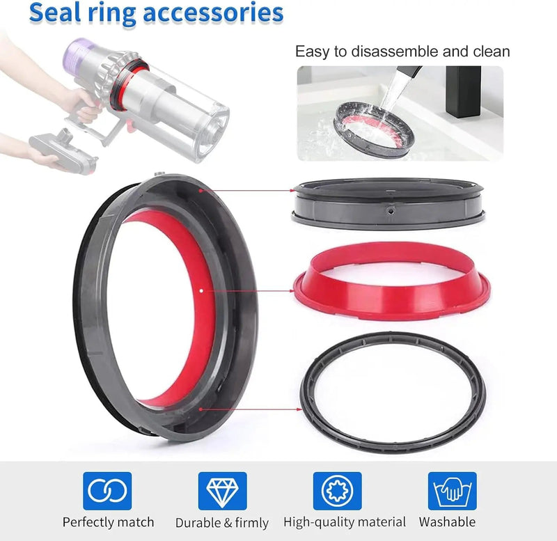 salelink.co.nz Unbranded Dust Bin Top Fixed Sealing Ring Replacement for Dyson V11 V15 Dust Bin Top Fixed Sealing Ring Replacement for | Action Outdoors NZ