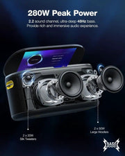 Ikarao S1 Karaoke Machine System With 10.1″ Touch Screen Wireless Mic by Kiwi Grab