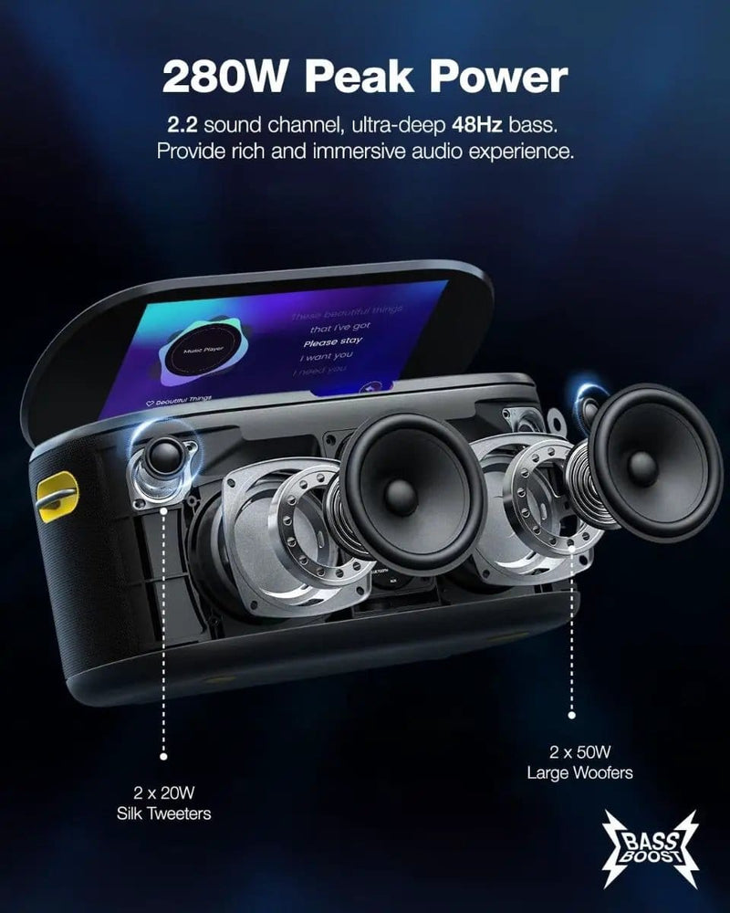 Ikarao S1 Karaoke Machine System With 10.1″ Touch Screen Wireless Mic by Kiwi Grab
