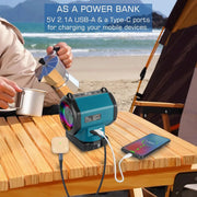 Bluetooth Speaker fits Makita 18V Battery by salelink.co.nz