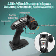 36km/H All Terrains 4WD Electric High Speed RC Truck Off-Road 1:16 Best Toy Gift by dealonline.co.nz