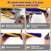 Replacement Brush For Dyson V15 V12 Detect Slim V8 Slim V10 Slim by salelink.co.nz