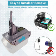 18V Makita Battery to Dyson V7 V8 Battery Adapter Converter by salelink.co.nz