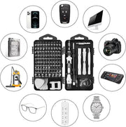 Magnetic Precision Screwdriver Set – 115 in 1 Multi Tool Kit for Electronics & DIY Repair DF5013 by ECOTREK