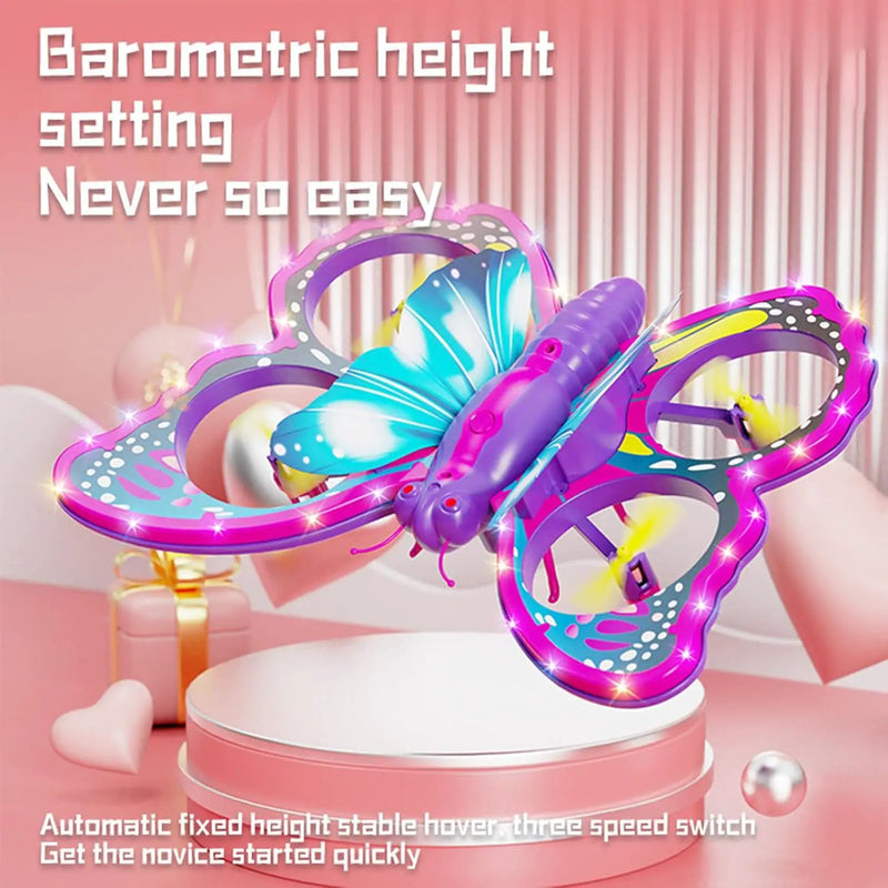 2.4GHz RC Butterfly Drone RC Quadcopter 3D Flip Gravity Sensing Headless by dealonline.co.nz