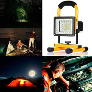 Rechargeable Portable LED Work Light with Stand,24LEDs,30W, Waterproof by dealonline.co.nz