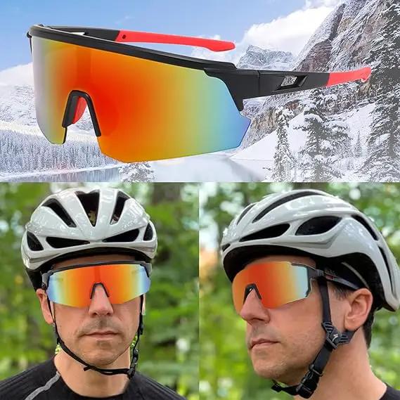 ECOTREK Cycling Sunglasses UV400 – Outdoor Sports Sunglasses for Men & Women LX01 by ECOTREK