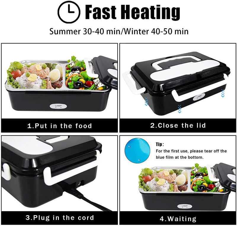 Electric Heated Lunch Box by salelink.co.nz