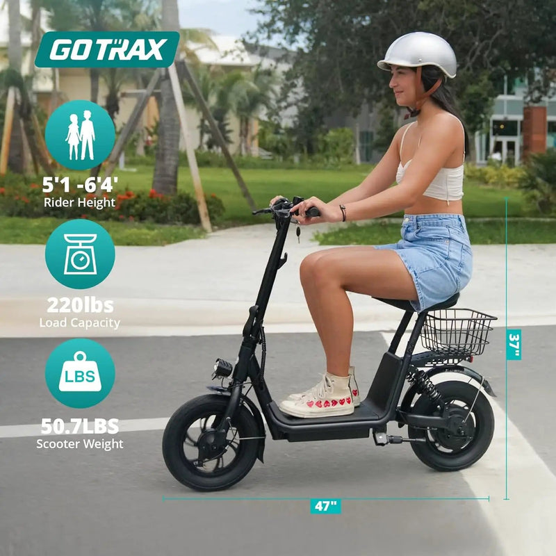 Kiwi eRide Kiwi eRide Gotrax A5 Electric Scooter With Seat Gotrax A5 Electric Scooter With Seat