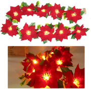 10LED Christmas Red Flower Tree Light Xmas Light String Lights by salelink.co.nz