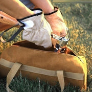 Ecotrek Large Tent Stake & Tool Bag – Canvas Camping Pegs Bag with Zipper HL51606 by ECOTREK