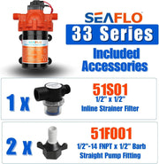 12V Seaflo Diaphragm Water Pump by salelink.co.nz