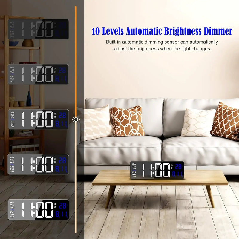 38.7cm Digital Wall Clock by salelink.co.nz