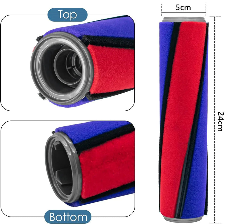 Soft Fluffy Roller Brush Bar Replacement for Dyson V6 V7 V8 V10 V11 by salelink.co.nz