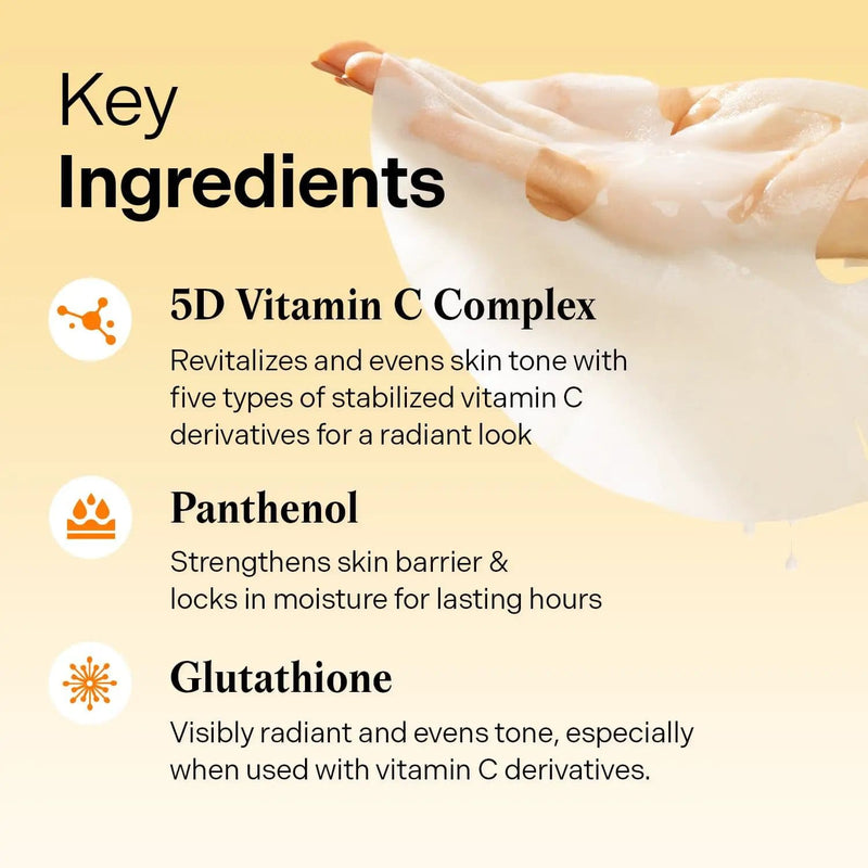 Torriden Cellmazing Vita C Brightening Mask 10 Pack by Poppy Gifts