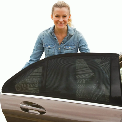 2x Universal Sun Shades Rear Side Seat Car Window Socks Protection by salelink.co.nz