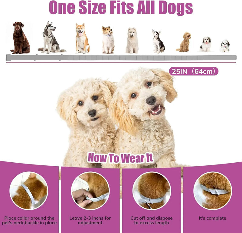 4PCS Dog Calming Collars by salelink.co.nz