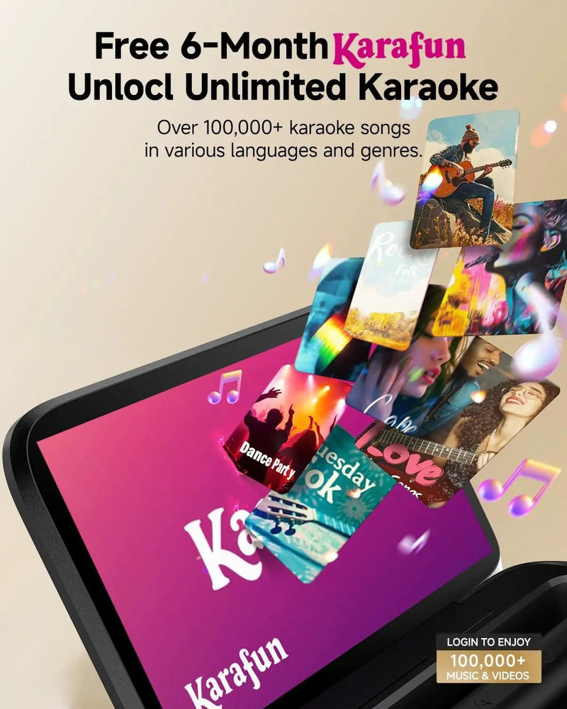 Kiwi Grab Kiwi Grab Ikarao S3 Karaoke Machine System With 7″ Touch Screen Wireless Mic Ikarao S3 Karaoke Machine System With 7″ Touch Screen Wireless Mic