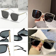 ECOTREK Women’s Oversized Sunglasses – UV400 Retro Square Fashion Shades LX07 by ECOTREK