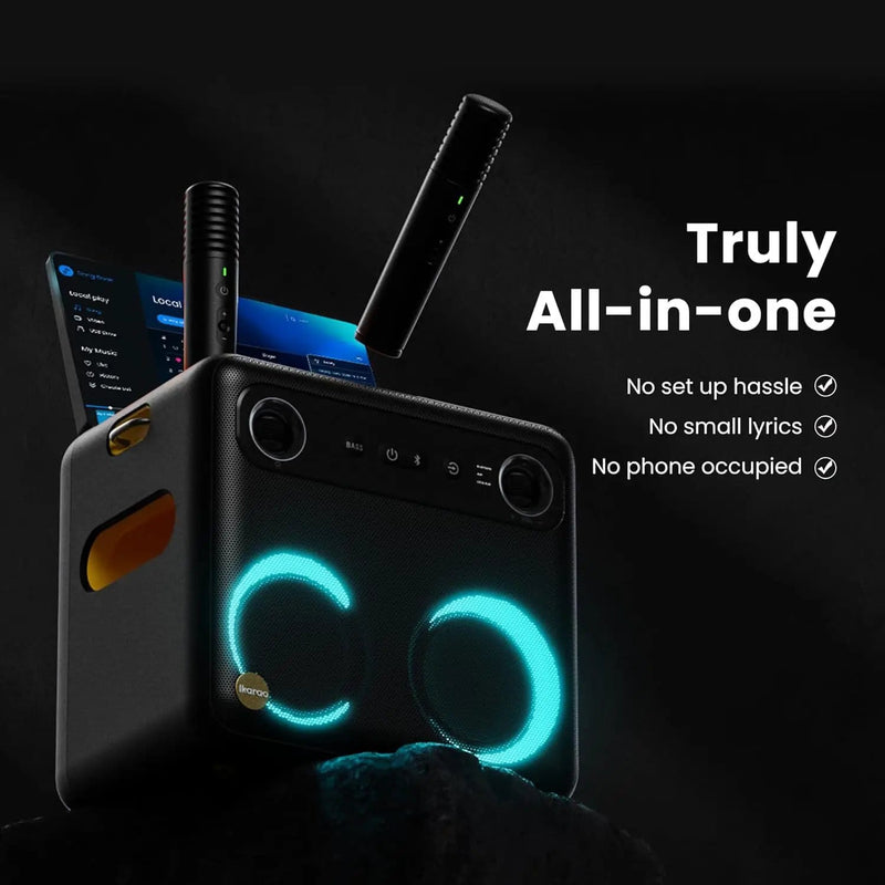Kiwi Grab Kiwi Grab Ikarao Break X2 Karaoke Machine System With 10.1″ Touch Screen Wireless Mic Ikarao Break X2 Karaoke Machine System With 10.1″ Touch Screen Wireless Mic