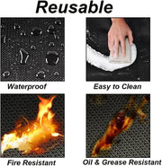 ECOTREK Fire Pit Mats ECOTREK Round Heat Resistant Fire Pit Mat Silicone Coated Fibreglass ECOTREK Round Fire Pit Mat Silicone Coated Fibreglass