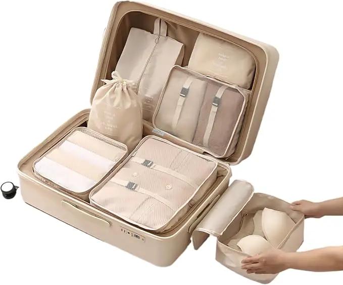 Ecotrek 8-Piece Folding Travel Organizer Storage Bags - Suitcase Packing Set ZH16008 by ECOTREK
