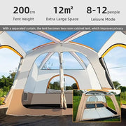 Family Tent –Double layers Waterproof-3 Size Two Colours Aavailable LCF91228 by ECOTREK
