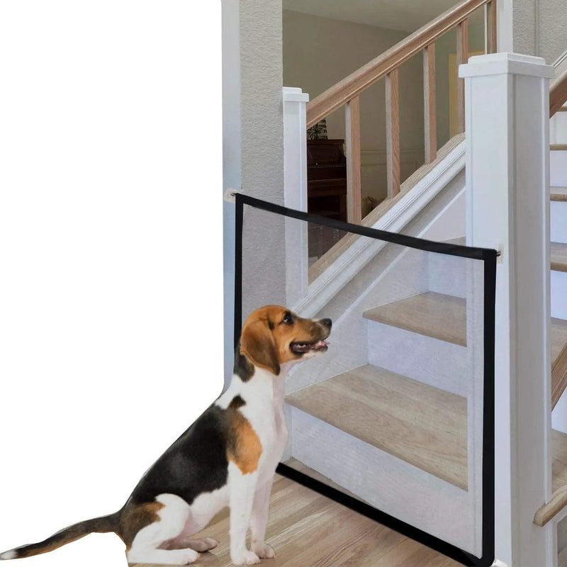 180x72cm Pet Gate Mesh Safe Fence Guard Stair Dog Net by salelink.co.nz