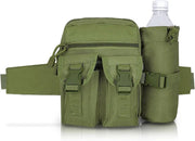 Ecotrek Waterproof Waist Bag with Removable Bottle Pouch - Multi-Pocket Outdoor Sports BL7013 by ECOTREK