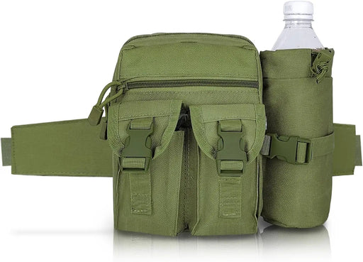 Ecotrek Waterproof Waist Bag with Removable Bottle Pouch - Multi-Pocket Outdoor Sports BL7013 by ECOTREK