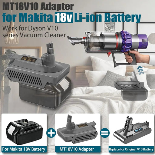 Makita Battery To Dyson V10 Battery Adapter Converter by salelink.co.nz