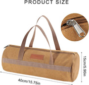 ECOTREK Canvas Tent Stake Bag – Portable Camping Peg & Hammer Storage Bag AYH11101 by ECOTREK