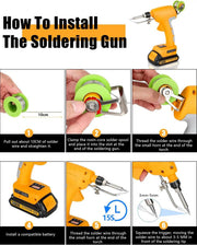Soldering Welding Welder Iron for Dewalt 18V Battery by salelink.co.nz